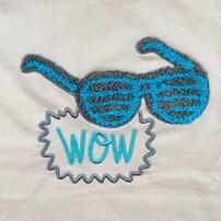 ベビーザらス限定　sophitica サガラ刺繍 デイリートップス サングラス(オフホワイト&times;80cm)