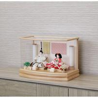 【雛人形】ケース飾り 親王飾り「落水和紙パネルアクリル」ひな人形 ひな祭り お雛様 おしゃれ トイザらス・ベビーザらス限定【メーカー直送】