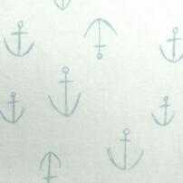 2枚組抗菌半袖ロンパース肌着フライス ジンベイザメ&times;イカリ ホワイト&times;80cm ベビーザらス限定