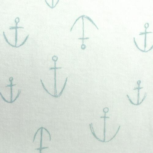 2枚組抗菌半袖ロンパース肌着フライス ジンベイザメ&times;イカリ ホワイト&times;80cm ベビーザらス限定