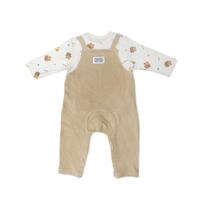 miffy ミッフィー 長袖フィットオールサロペット風 ミディアムベージュ×80cmベビーザらス限定