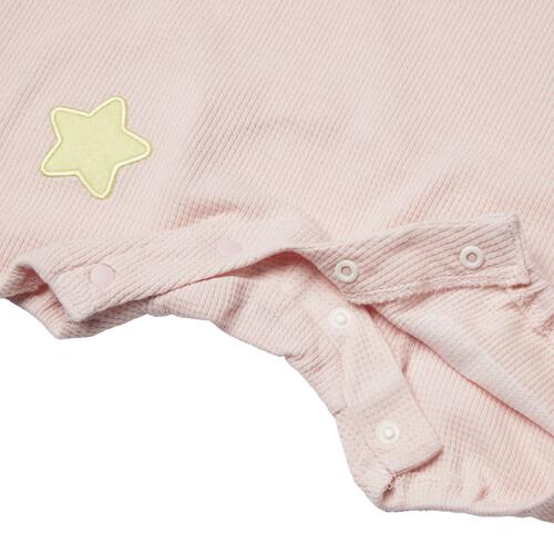 星のカービィ 半袖ロンパース サロペット風 顔ドッカン ピンク&times;80cm ベビーザらス限定 赤ちゃん 出産準備 出産祝い ベビー服 子供服
