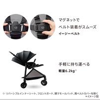 Aprica アップリカ ルーチェ フリー AC (ブラック) 1月～36か月まで 軽量 両対面 4輪フリー