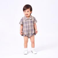 POLO BCS 半袖シャツボディスーツ ベージュ&times;80cm  ベビーザらス限定