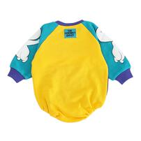 【Welcome to the Universe Baby × chimajiro0730さん】キャスパー 長袖ダルマボディスーツ イエロー×70cm