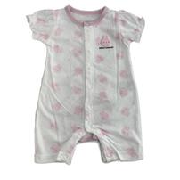 天竺カバーオール ウサギ ピンク×70cm