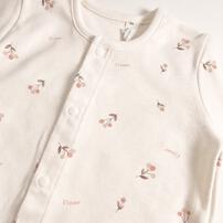 日本製ちびオール スムス 花柄 ナチュラル×50-60cm ベビーザらス限定