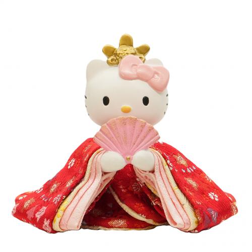 ハローキティ ケース親王飾り（322574）雛人形 間口41cm お雛さま お雛様 キャラクター かわいい トイザらス・ベビーザらス限定【メーカー直送】