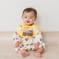 長袖ロンパス スタイツキ ニットキルト どんぐり イエロー×70-80cm ベビーザらス限定