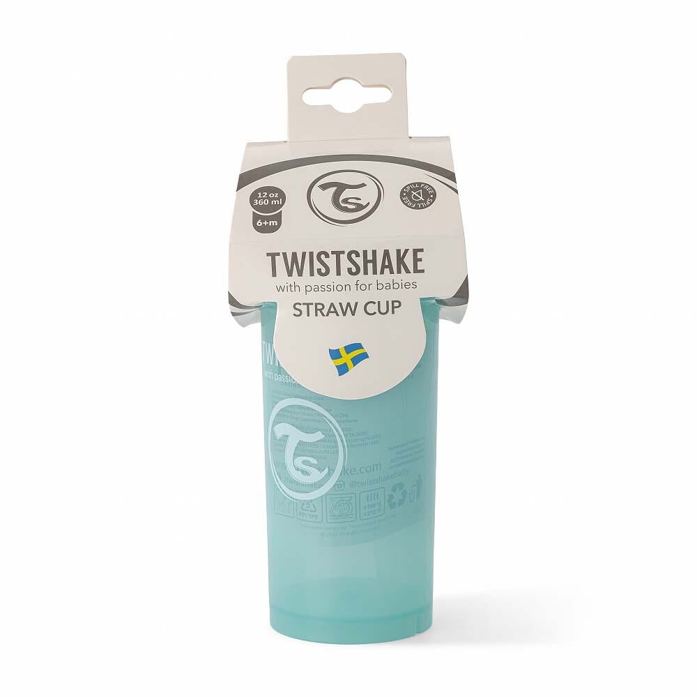 TWISTSHAKE ツイストシェイク ストローカップ 360ml (ニューターコイズ