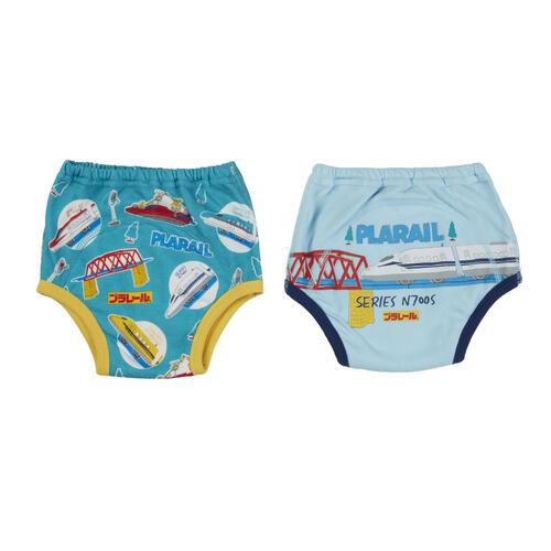 PLARAIL プラレール 2枚組トレーニングパンツ 3層 グリーン&times;90cm ベビーザらス限定