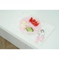 dear BABY ディアベビー ベビースプーン&フォーク (ピンクバブル) ベビーザらス限定