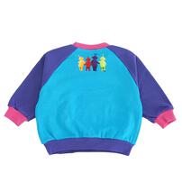 【お1人様1点限り】【テレタビーズ】ラグラントレーナー ブルー×80cm