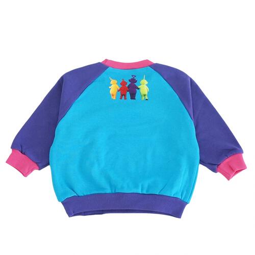 【お1人様1点限り】【テレタビーズ】ラグラントレーナー ブルー×80cm