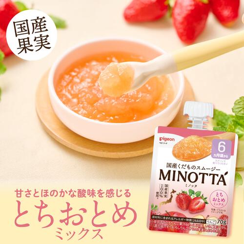 Pigeon ピジョン くだものスムージー MINOTTA 6個セット【離乳食 ベビーフード】【6カ月～】