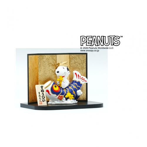 スヌーピー&ウッドストック鯉乗り（183050）