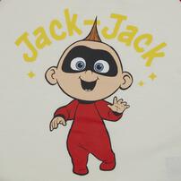 Disney ディズニー ジャックジャック 長袖Tシャツ 天竺 レッド&times;80cm ベビーザらス限定