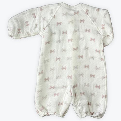 バンブーガーゼ 兼用ドレス リボン柄(リボン×50-70)