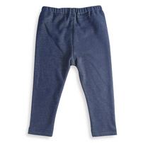 COJIKA 10分丈デイリーパンツ 裏シャギー デニムニット ネイビー×90cm ベビーザらス限定