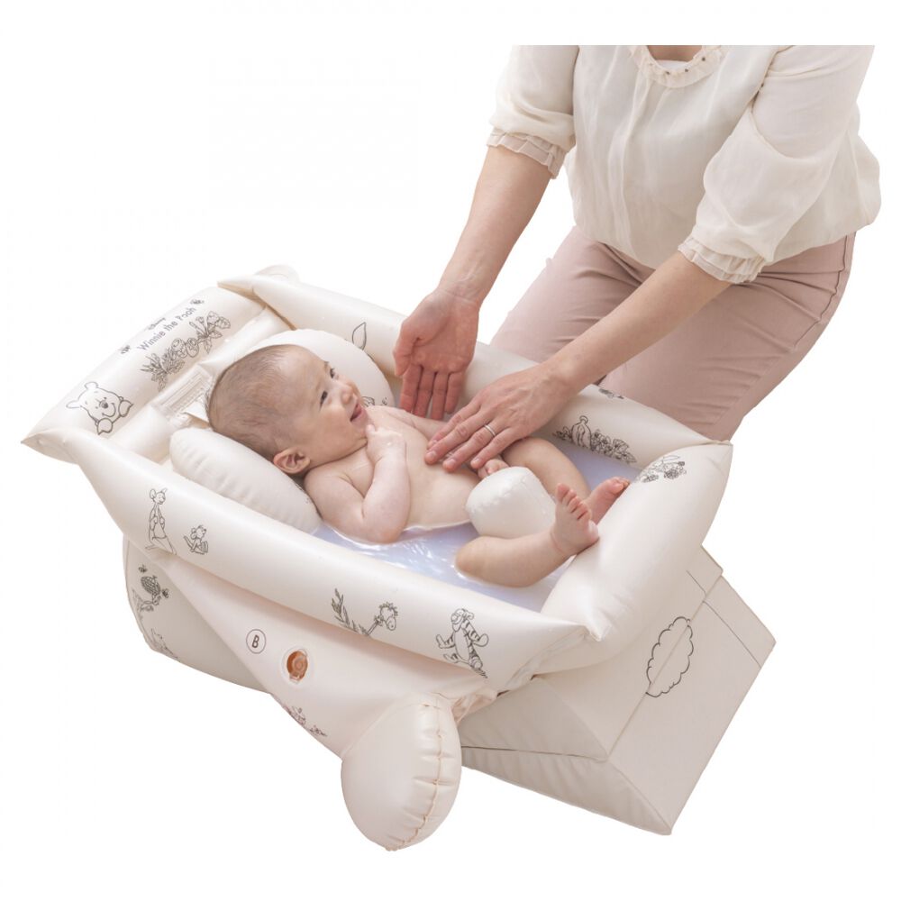 タカラトミー 3WAYへんしんやわらかベビーバス くまのプーさん 沐浴