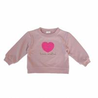 Sophitica さがら刺繍 デイリートップス ハート(ピンク&times;80cm)