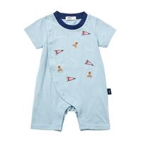 POLO BCS ロゴクマ半袖ロンパース ターコイズ&times;80cm ベビーザらス限定