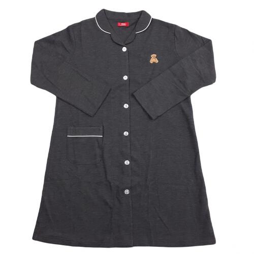 POLO BCS 長袖テーラーパジャマ ベア刺繍 (M~L)