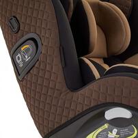 Joie ジョイー アイ・アーク360°キャノピー付 (ヴィンテージブラウン) チャイルドシート ISOFIX固定 R129適合 大きな幌 メッシュシート 新生児～4歳頃まで