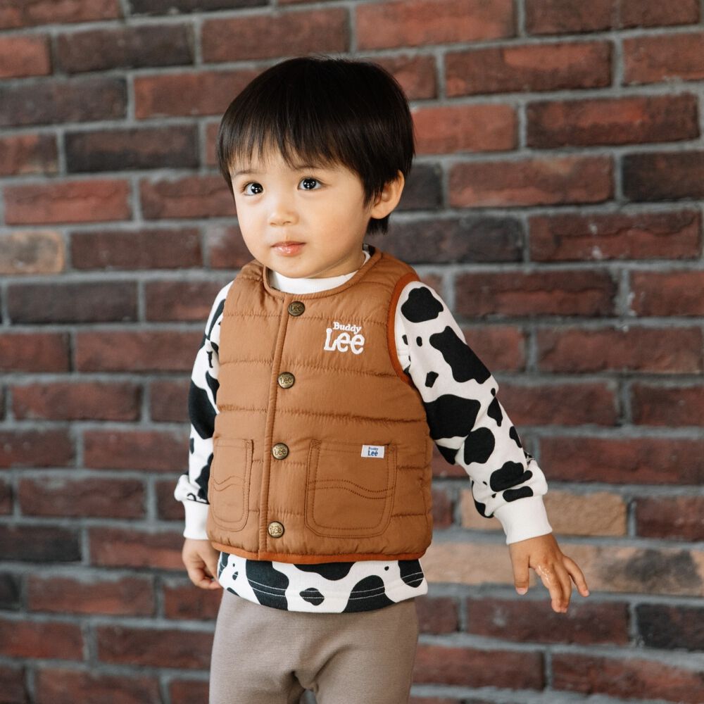 BUDDYLEE ベスト エステルキルト×タフタ 70-80cm | マタニティ・ベビー