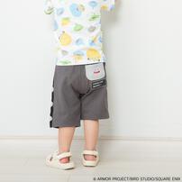ドラクエベビー＆キッズ ハーフパンツ メタルキング(グレー&times;90cm)