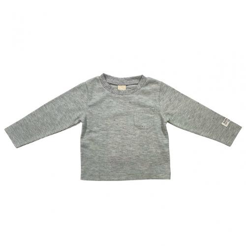 sophitica ワッフルカラフルネップTシャツ グレー&times;95cm