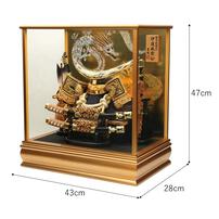 【五月人形】兜飾り ケース飾り「伊達政宗彫金龍」（538009）コンパクト 男の子 端午の節句 トイザらス・ベビーザらス限定【メーカー直送】