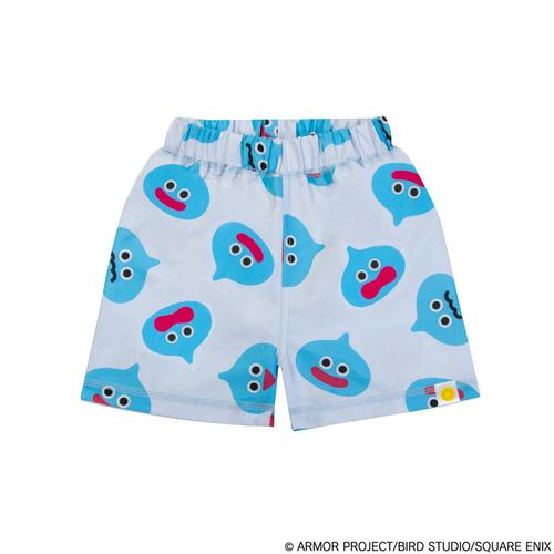 ドラクエベビー＆キッズ サーフパンツ スライムぴぴぴ ブルー&times;120cm