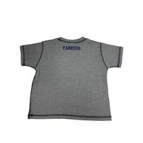 MLB クマ柄プリントＴシャツ ヤンキース グレー&times;95cm