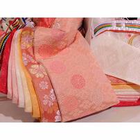 【雛人形】三段収納五人飾り「雪輪刺繍雪輪抜き形」 (606840)ひな人形 ひな祭り お雛様 おしゃれ【メーカー直送】