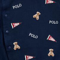 POLO BCS ロゴクマ半袖ロンパース ネイビー&times;70cm ベビーザらス限定 赤ちゃん 出産準備 出産祝い ベビー服 子供服