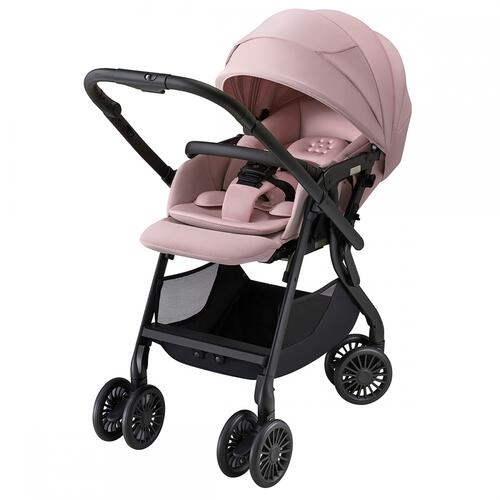 Aprica アップリカ マール (フロストピンク) A型ベビーカー 両対面式 真横スライド機能 1ヶ月～3歳頃対応