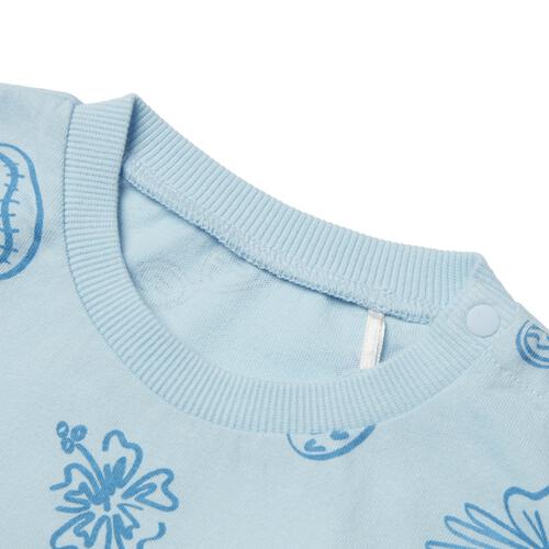 Disney  ディズニー 半袖ボディスーツ ドッカン サガラ スティッチ サックス&times;70cm ベビーザらス限定 赤ちゃん 出産準備 出産祝い ベビー服 子供服