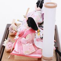 【雛人形】ケース親王飾り 花尽しアクリルケース