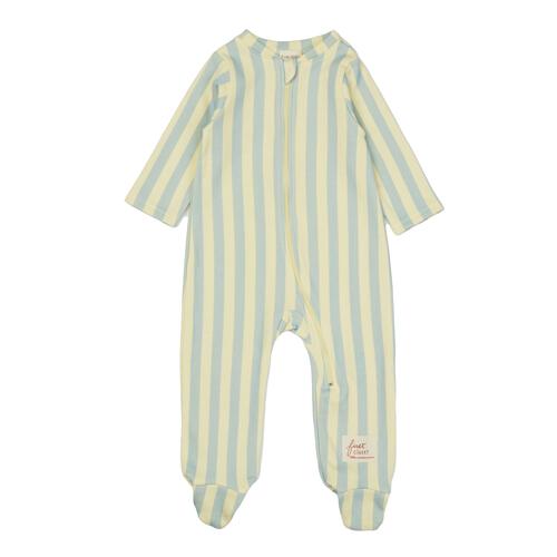 【FirstCloset×mioさん】 長袖ファスナーオール 足付き 裏毛 イエロー×80cm ベビーザらス限定