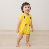 monpoke モンポケ 半袖ボディスーツ ピカチュウパイル イエロー&times;70cm ベビーザらス限定