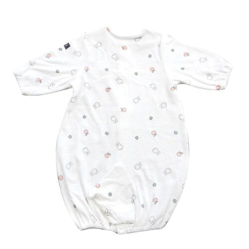 miffy ミッフィー 長袖ドレスオール ベロア ホワイト50-70cm ベビーザらス限定