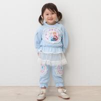 【Sophitica × tsumashi1118さん】Disney アナと雪の女王 裏毛チュールパンツ ブルー×100cm ベビーザらス限定