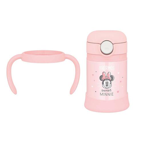 まほうびんのベビーストローマグ 250ml (パステルピンク ディズニー ミニー柄)