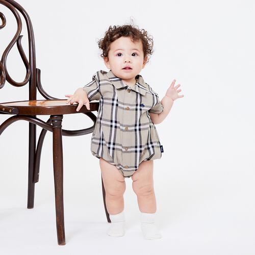 POLO BCS 半袖シャツボディスーツ ベージュ&times;70cm  ベビーザらス限定