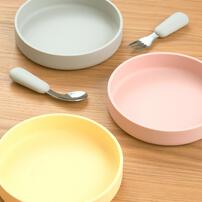 dear BABY ディアベビー ベビーお食事プレート (レモンクリーム) ベビーザらス限定