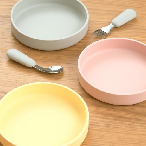 dear BABY ディアベビー ベビーお食事プレート (レモンクリーム) ベビーザらス限定