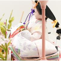 【雛人形】ケース飾り 親王飾り「桜刺繍金ぼかしパノラマアクリル」 (322123)ひな人形 コンパクト トイザらス・ベビーザらス限定【メーカー直送】