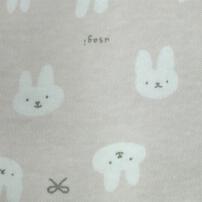 長袖シャツ肌着2枚組 スムス ハート&times;ウサギ ホワイト&times;80cmベビーザらス限定