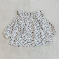 【FirstCloset&times;mioさん】フリル衿ブラウス オフホワイト&times;90cm